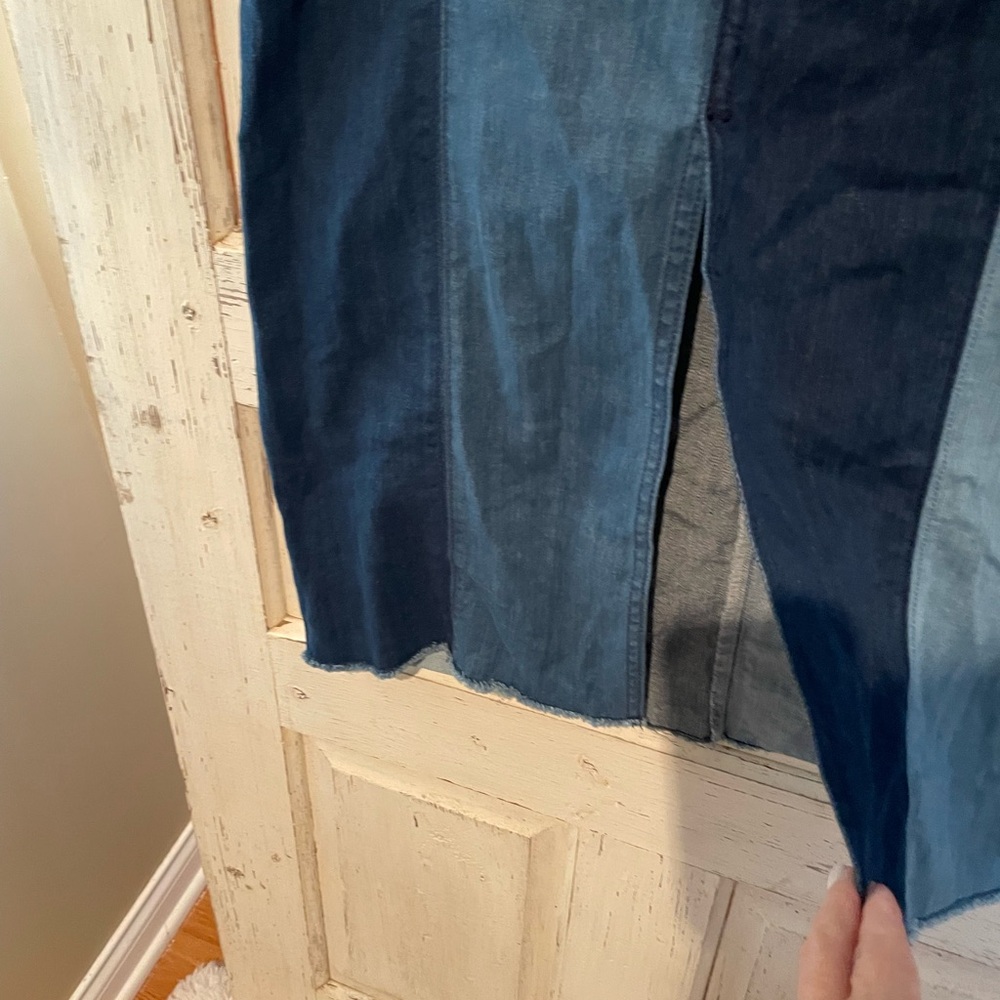 1945 Denim Patchwork maxi skirt. Size 6 - Picture 4 of 5